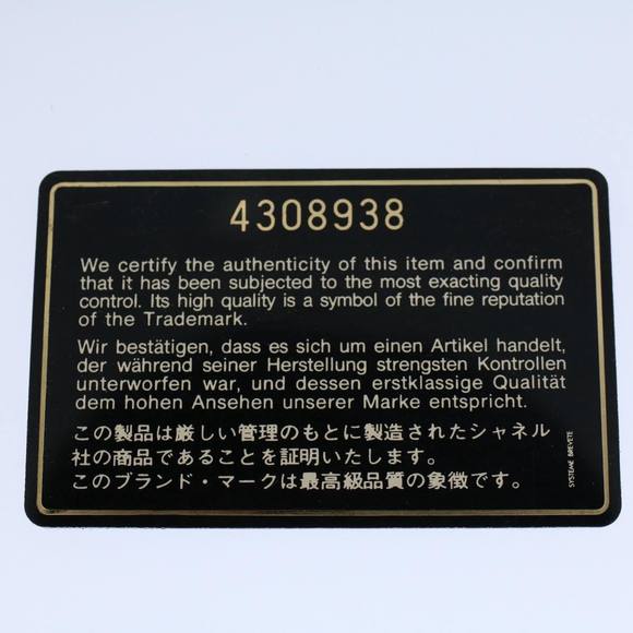 CHANEL Vanity Cosmetic Pouch Patent leather Black CC Auth yb378 - Picture 12 of 16